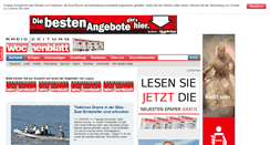 Desktop Screenshot of kreiszeitung-wochenblatt.de